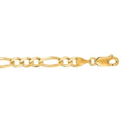 JewelStop 14k Yellow Gold 16in 3.8mm Figaro Chain with Lobster Clasp